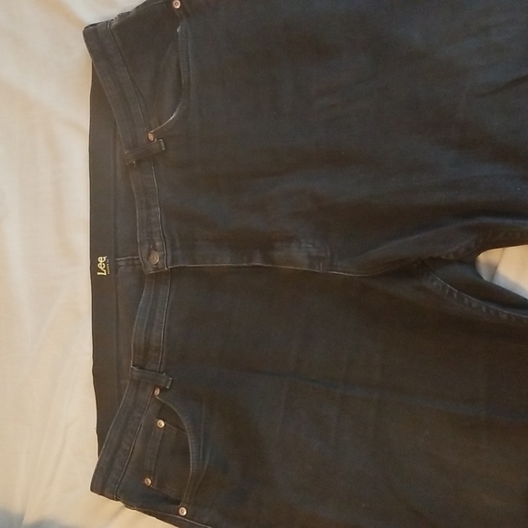 Black Lee mens Jeans - Picture 2 of 4
